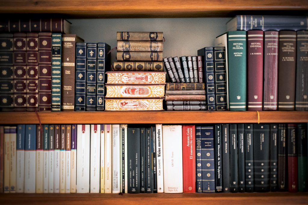 books in shelf