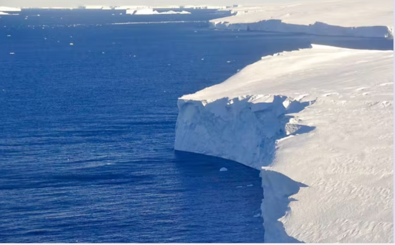 Formations under ice shelf may show signs of ‘trouble’ for so-called ...